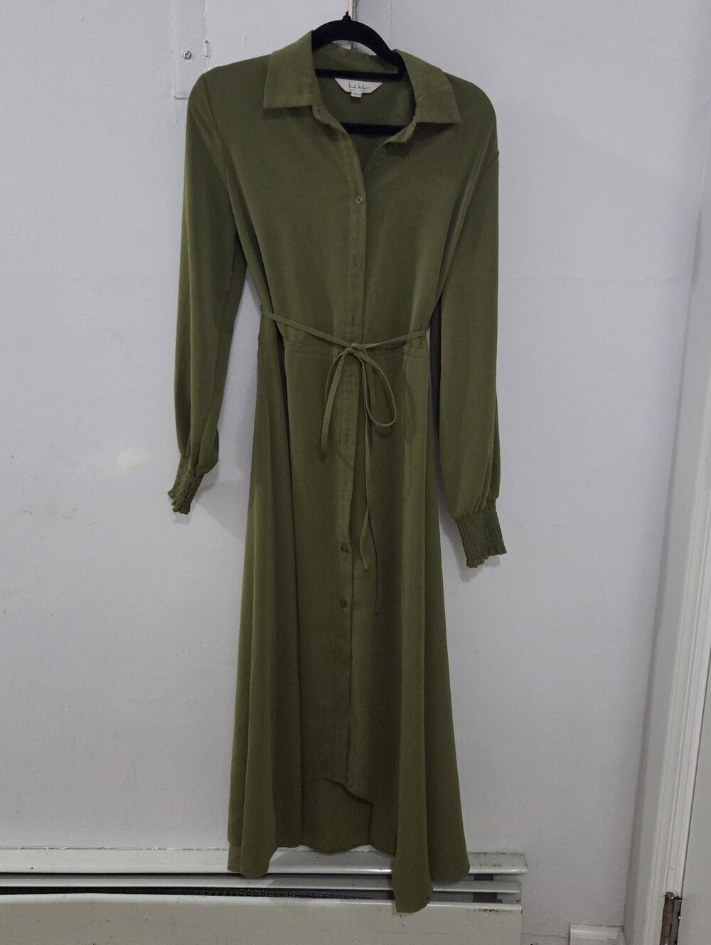 Nicole Miller Button Front Maxi Dress